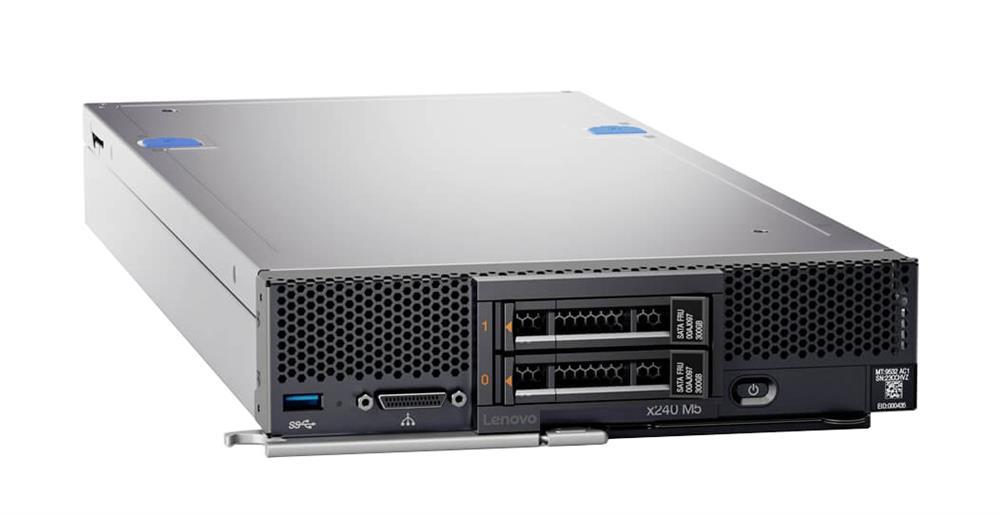 9532ELU Lenovo Flex System x240 M5 Blade Server 2 x Intel Xeon E5-2667 v4 Octa-core (8 Core) 3.20 GHz 64GB Installed TruDDR4 12Gb/s SAS, Serial ATA Controller 0, 1, 1E RAID Levels 2 Processor Support Matrox G200eR2 16 MB Graphic Card (Refurbished)