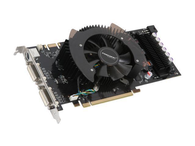 9600GT-512F Foxconn Nvidia GeForce 9600 Gt 512MB GDDR3 256-Bit Dual DVI / S-Video PCI-Express 2.0 x16 Video Graphics Card