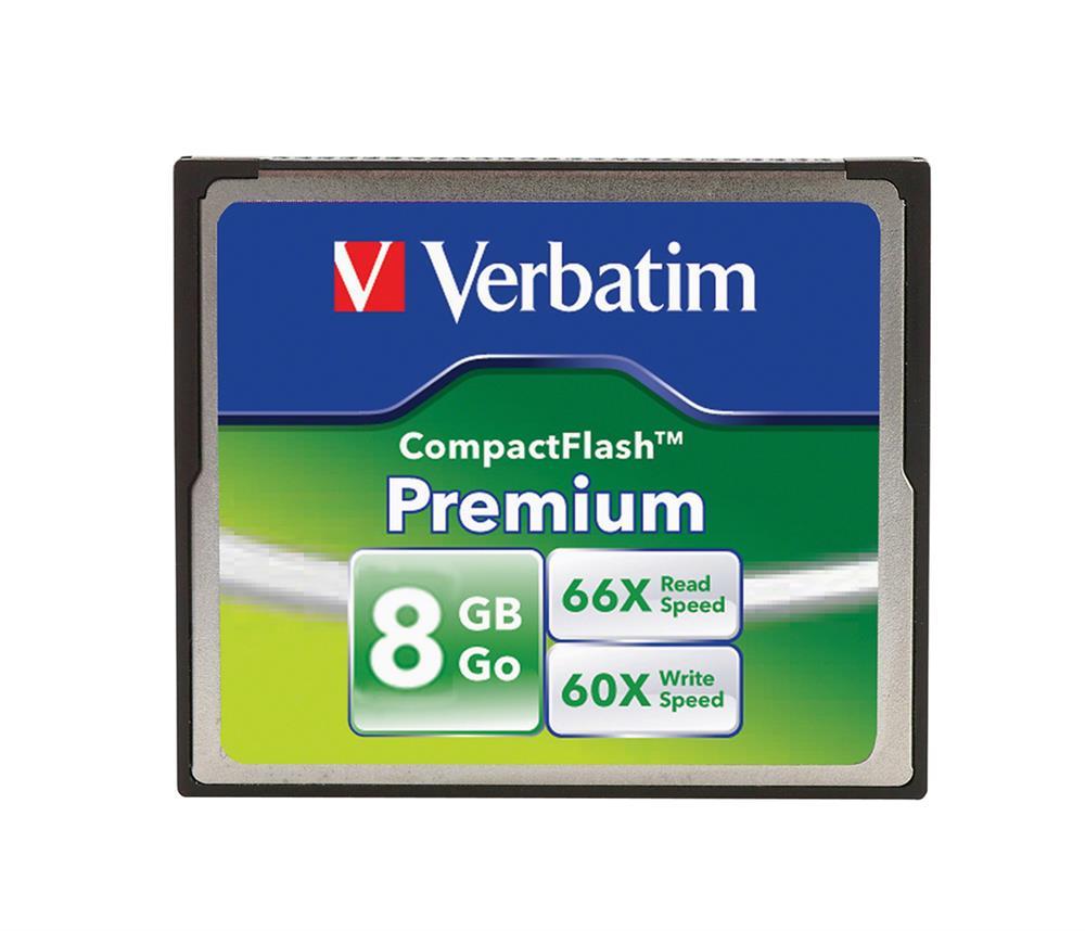 96196-A1 Verbatim (Shp)Card CompactFlash 8GB Premium