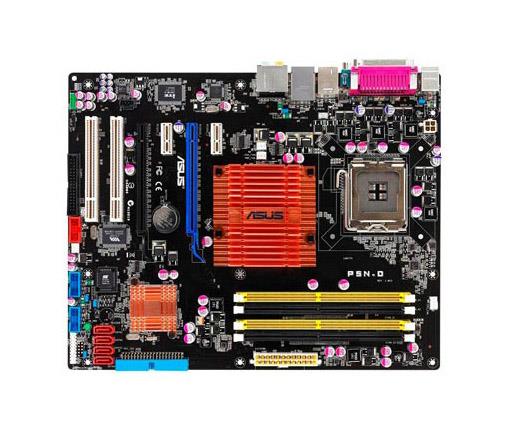97M0AC832733 ASUS P5N-D Socket LGA 775 Nvidia nForce 750i SLI Chipset Intel Core 2 Quad/ Core 2 Extreme/ Core 2 Duo/ Pentium Extreme/ Pentium D/ Pentium 4 Processors Support DDR2 4x DIMM 4x SATA 3.0Gb/s ATX Motherboard (Refurbished)