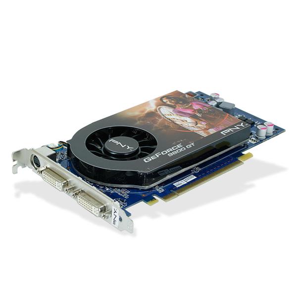9800GT PNY GeForce 512MB DDR3 PCI Express Dual DVI TV-out Video Graphics Card