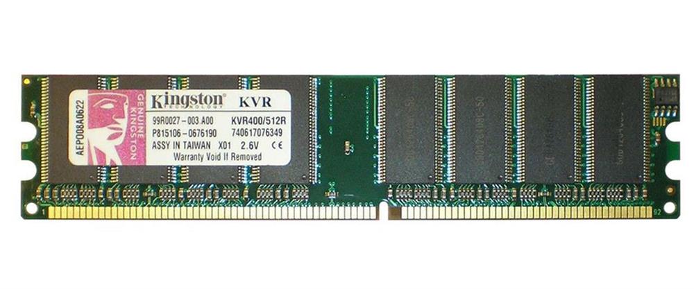 thumbnail image 2 of 512MB DDR1 RAM 400MHz PC3200 184-Pin DIMM Non-ECC Desktop Memory Module (Used) 2 of 4