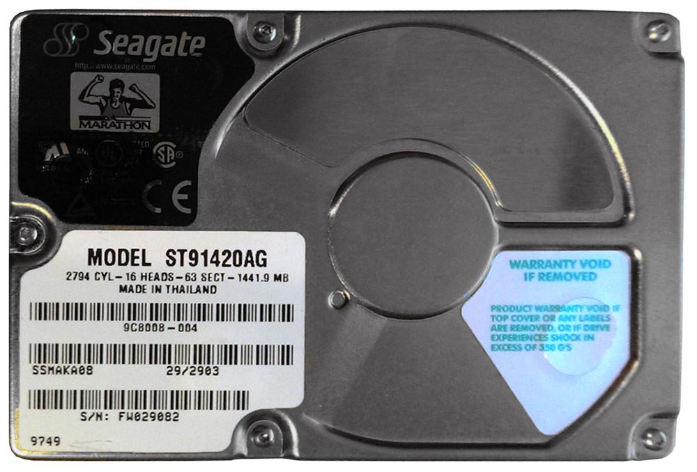 9C8008-004 Seagate Marathon 1420SL 1.4GB 4500RPM ATA/IDE 103KB Cache 2.5-inch Internal Hard Drive