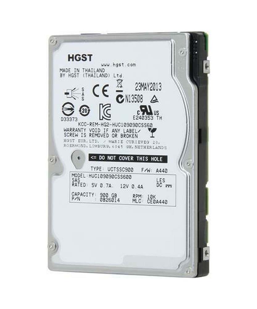9HGSS HGST Hitachi Ultrastar C10K900 900GB 10000RPM SAS 6Gbps 64MB Cache 2.5-inch Internal Hard Drive