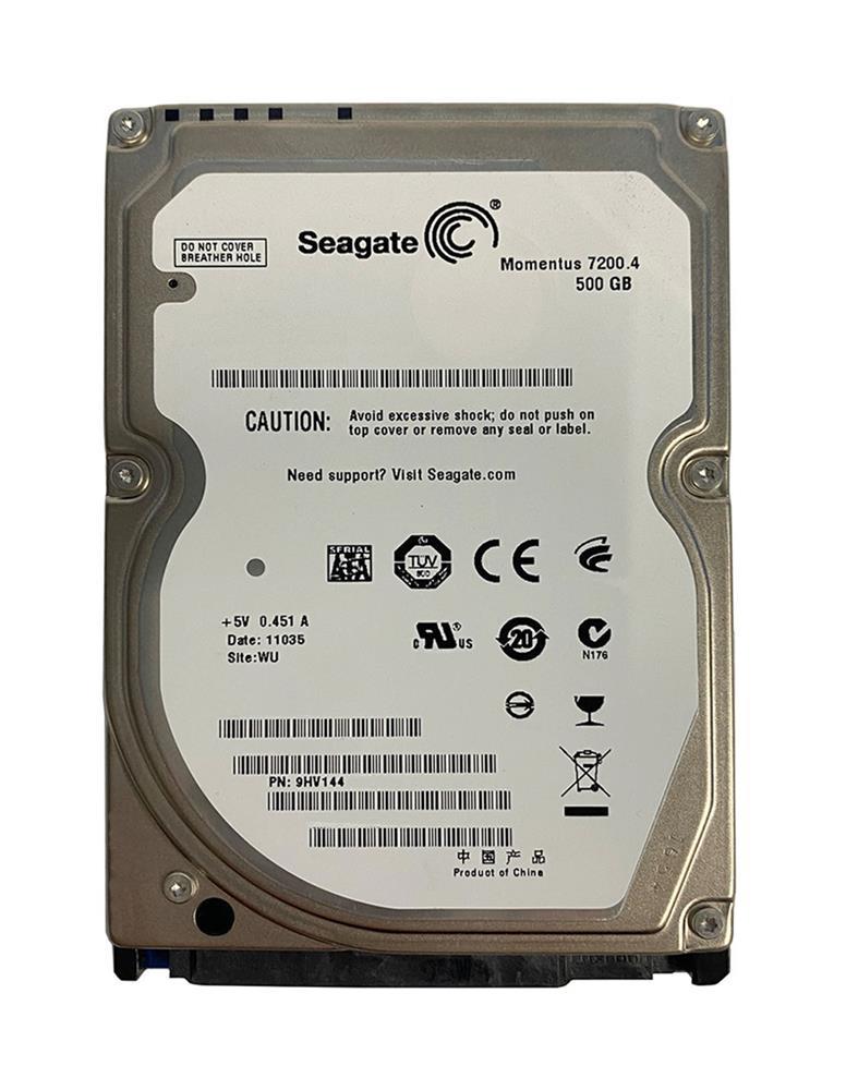9HV144-022 Seagate Momentus 7200.4 500GB 7200RPM SATA 3Gbps 16MB Cache 2.5-inch Internal Hard Drive