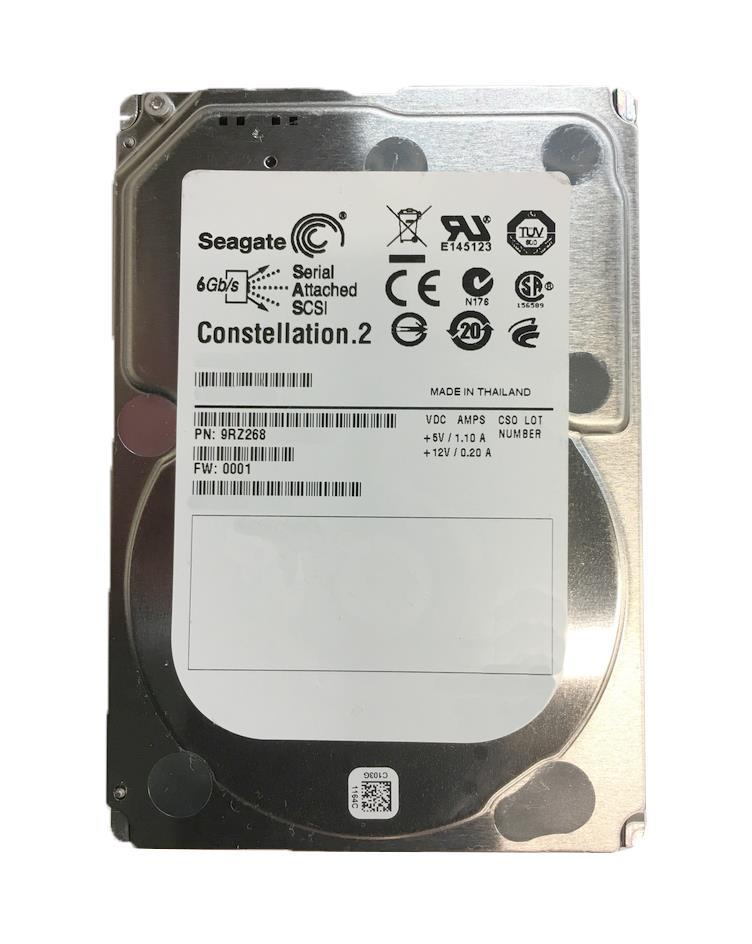 9RZ268-047 Seagate Constellation.2 1TB 7200RPM SAS 6Gbps 64MB Cache (512n) 2.5-inch Internal Hard Drive