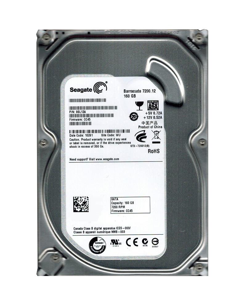 9SL13A-135 Seagate Barracuda 7200.12 160GB 7200RPM SATA 3Gbps 8MB Cache 3.5-inch Internal Hard Drive