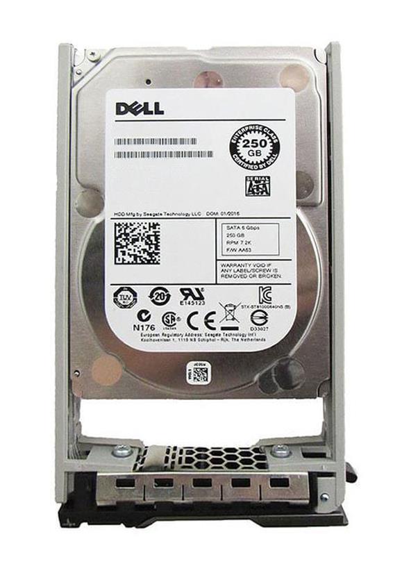 9V174X Dell 250GB 7200RPM SATA 6Gbps 8MB Cache 3.5-inch Internal Hard Drive