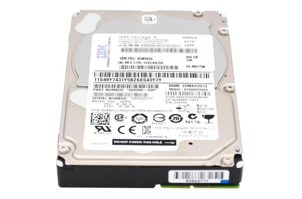 9VX066-039 Seagate Savvio 10K.5 900GB 10000RPM SAS 6Gbps 64MB Cache 2.5-inch Internal Hard Drive