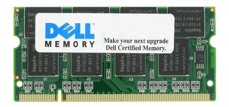 A1166137 Dell 512MB PC2700 DDR-333MHz non-ECC Unbuffered CL2.5 200-Pin SoDimm 2.5V Memory Module For Dell D600