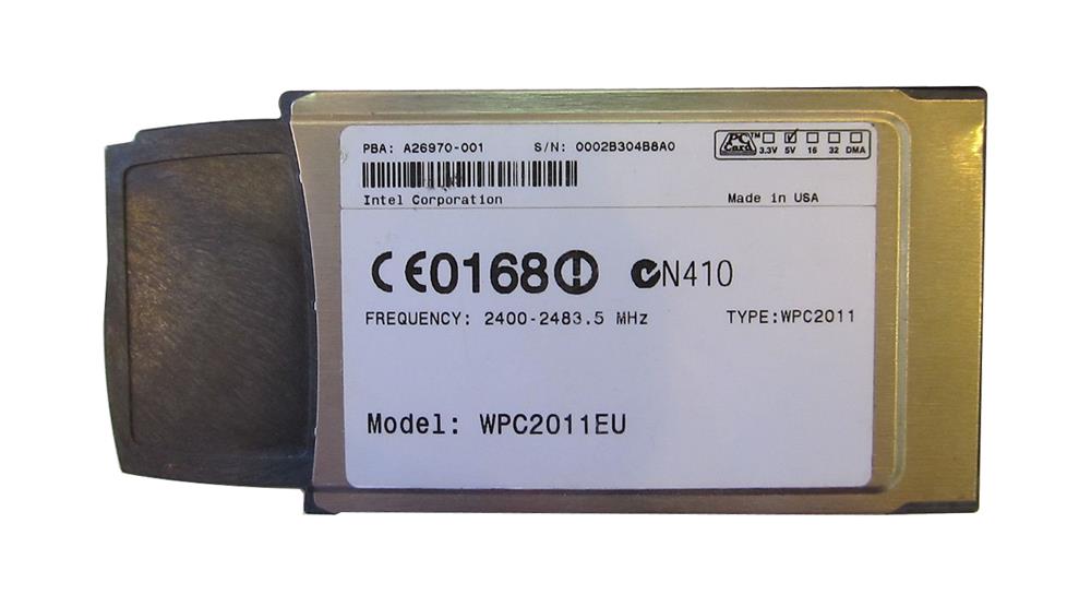 A26496-00 Intel WPC2011EU 2.4GHz 11MB/s Wireless LAN Card