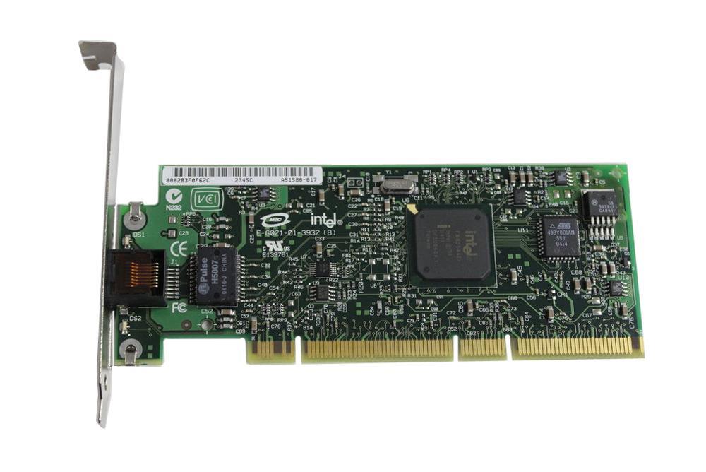 A51562008 Intel PRO/1000 XT Single-Port RJ-45 1Gbps 10Base-T/100Base-TX/1000Base-TX Gigabit Ethernet PCI-X Server Network Adapter