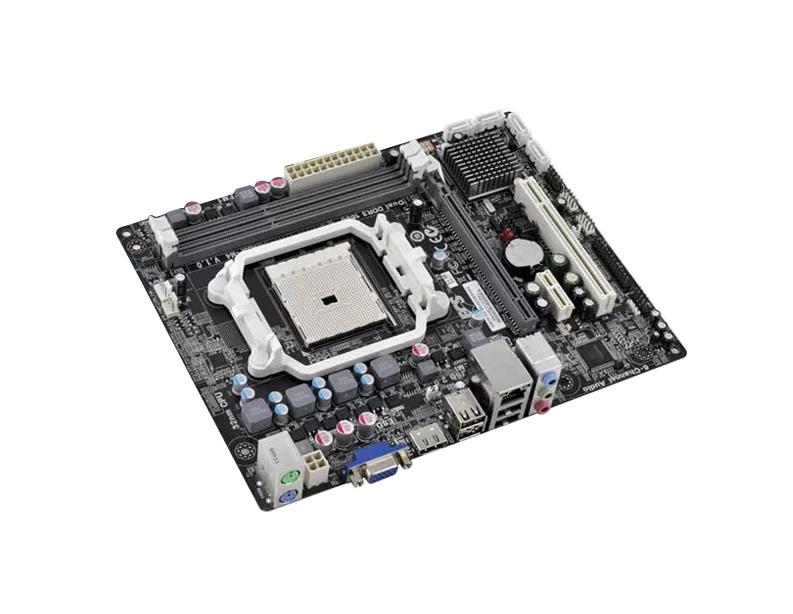 A55FM4GIGALAN ECS Socket FM1 AMD A55 Chipset AMD A-Series/ AMD E-Series/ AMD Athlon Quad-Core/ Athlon Dual-Core/ AMD Sempron Dual-Core Processors Support DDR3 2x DIMM 4x SATA2 3.0Gb/s Micro-ATX Motherboard (Refurbished)
