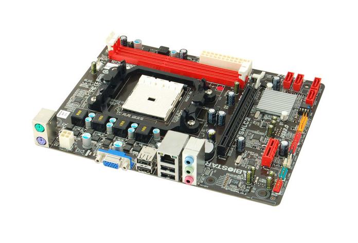 A55MLC2 Biostar Socket FM1 A55 Chipset AMD Athlon II X4/ Athlon II X2/ AMD A-Series/ AMD E2-Series/ AMD Sempron Processors Support DDR3 2x DIMM 4x SATA 3.0Gb/s Micro-ATX Motherboard (Refurbished)