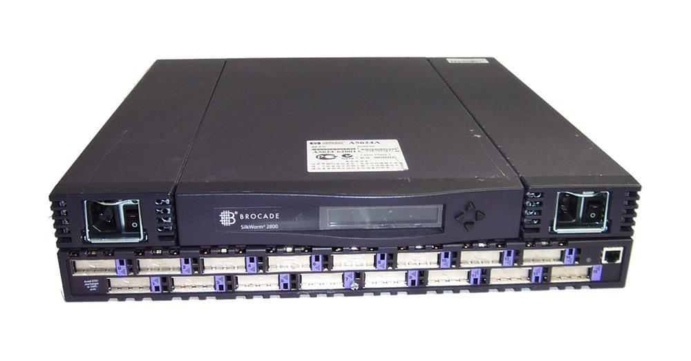 A5624AU HP Brocade SilkWorm 2800 16-Ports Fibre Channel Switch (Refurbished)