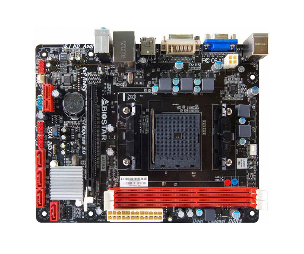 A58MD Biostar Socket FM2+ AMD A55 Chipset micro-ATX Motherboard (Refurbished)