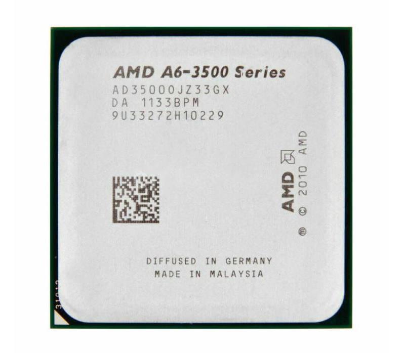 A6-3500 AMD Athlon A6 Series 3-Core 2.10GHz 3MB L2 Cache Socket FM1 Processor