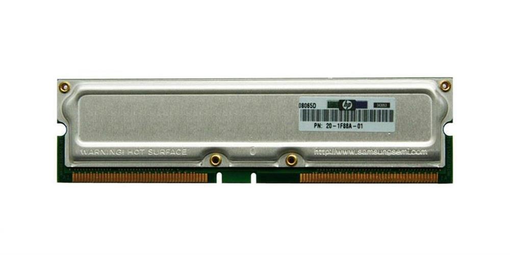 A6082B HP 512MB Kit (2 X 256MB) PC800 800MHz ECC 184-Pin RDRAM RIMM Memory for Workstation X4000