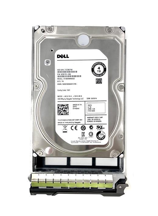 A6182613 Dell 4TB 7200RPM SATA 6Gbps 3.5-inch Internal Hard Drive
