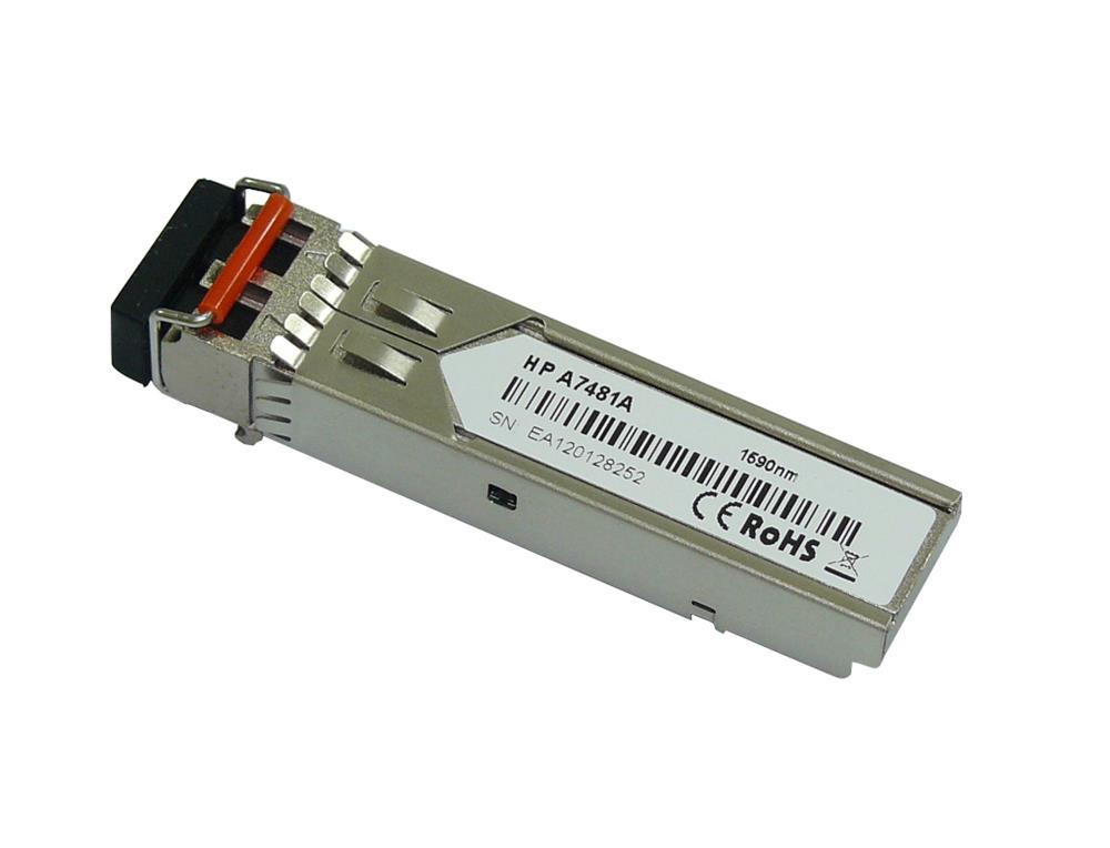 A7481A HP 1.25Gbps 1000Base-CWDM Fibre Channel 80km 1590nm LC Connector SFP Transceiver Module