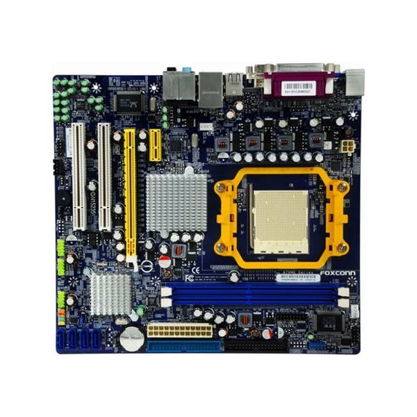 A74MX-K Foxconn Socket AM2+/AM2 AMD 740G + SB700 Chipset AMD Phenom/ AMD Athlon 64 X2/ Athlon 64/ AMD Sempron Processors Support DDR2 2x DIMM 4x SATA2 3.0Gb/s Micro-ATX Motherboard (Refurbished)