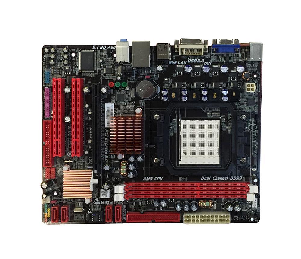 A785G3-R Biostar Socket AM3 AMD 785G + SB710 Chipset AMD Phenom II X6/ AMD Phenom II X4/ AMD Phenom II X3/ AMD Phenom II X2/ AMD Athlon II X4/ AMD Athlon II X3/ AMD Athlon II X2/ AMD Sempron Processors Support DDR3 2x DIMM 4x SATA2 3.0Gb/s Micro-ATX Motherboard (Refurbished)