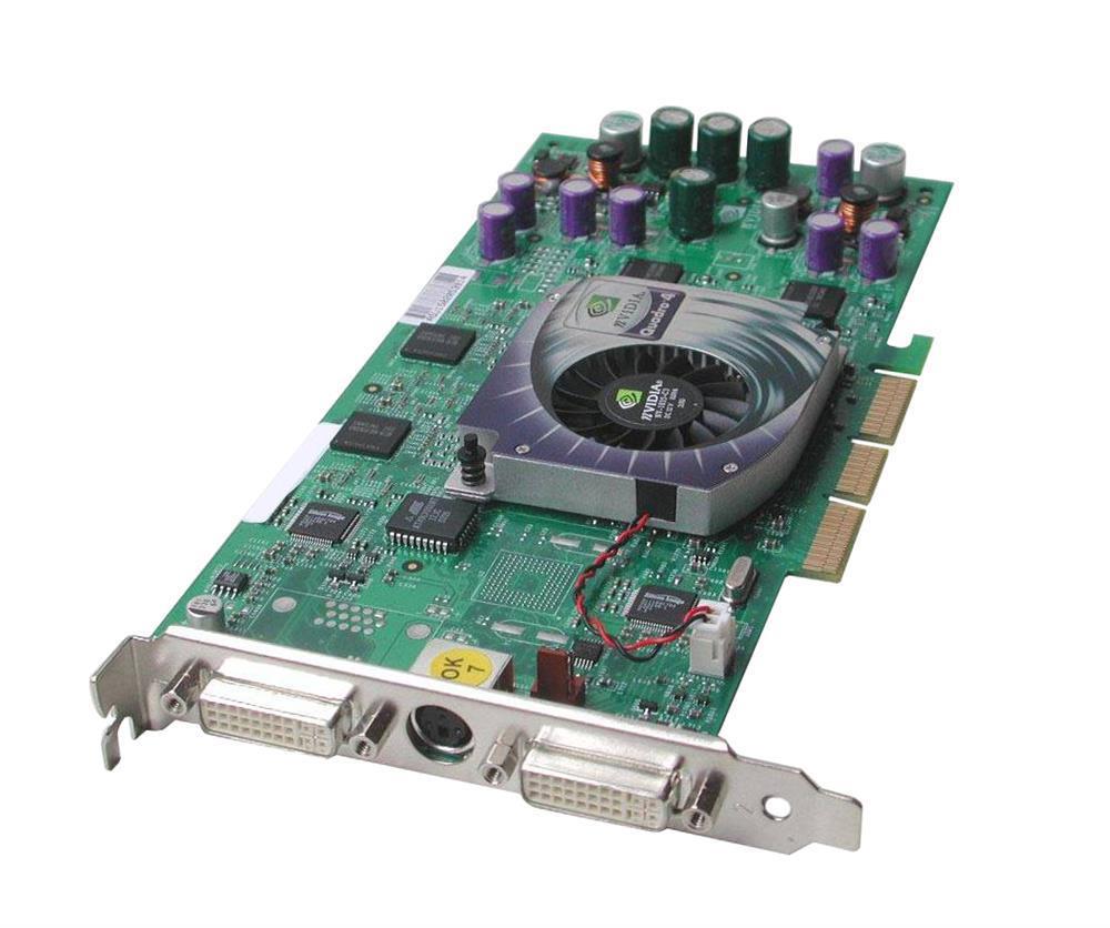 A8064-66520 HP Nvidia Quadro4 900 XGL AGP 128MB DDR Video Graphics Card