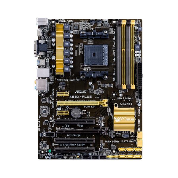 A88X-PLUS-B2 ASUS A88X-PLUS Socket FM2+ AMD A88X Chipset AMD Athlon/ A-Series Processors Support DDR3 4x DIMM 8x SATA 6.0Gb/s ATX Motherboard (Refurbished)