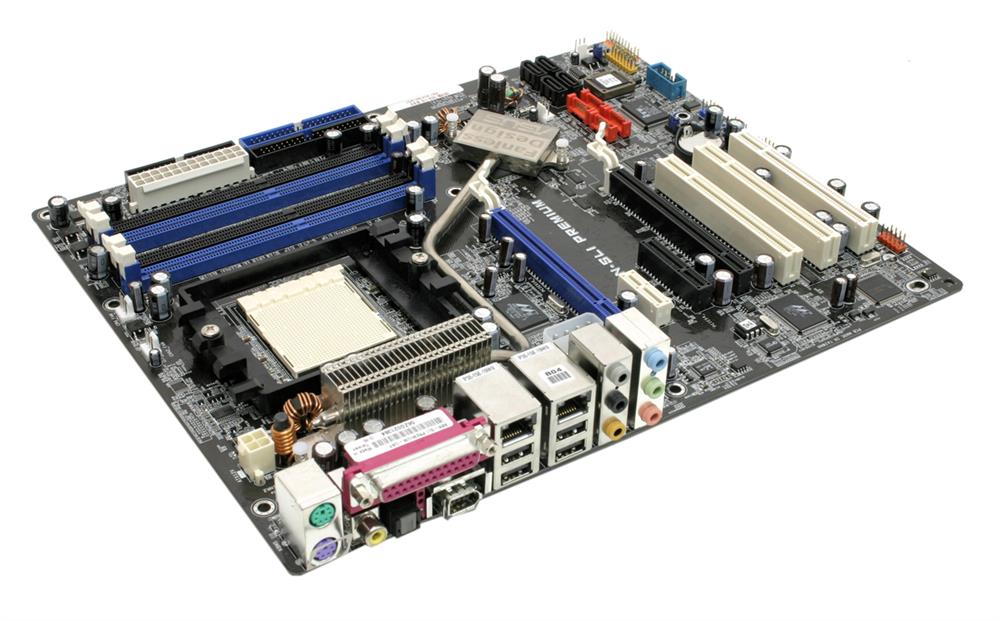 A8N-SLI-PREMIUM ASUS A8N-SLI Premium Socket 939 Nvidia nForce4 SLI Chipset AMD Athlon 64/ Athlon 64 FX/ Athlon 64 X2 Processors Support DDR 4x DIMM 4x SATA 1.50Gb/s ATX Motherboard (Refurbished)