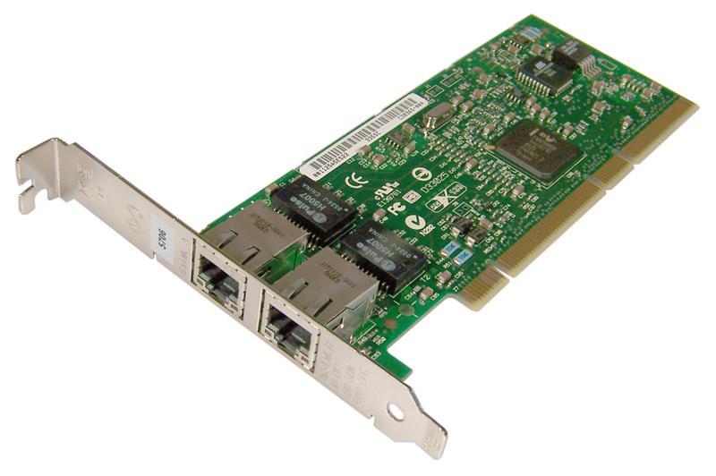 A94498-003 Intel PRO/1000 MT Dual-Ports RJ-45 1Gbps 10Base-T/100Base-TX/1000Base-T Gigabit Ethernet 133MHz PCI-X Server Network Adapter