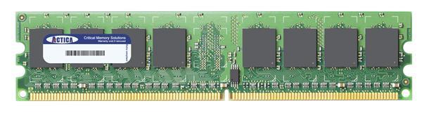 ACT512HU72C8G1333S ACTICA 512MB PC3-10600 DDR3-1333MHz ECC Unbuffered CL9 240-Pin DIMM Single Rank Memory Module