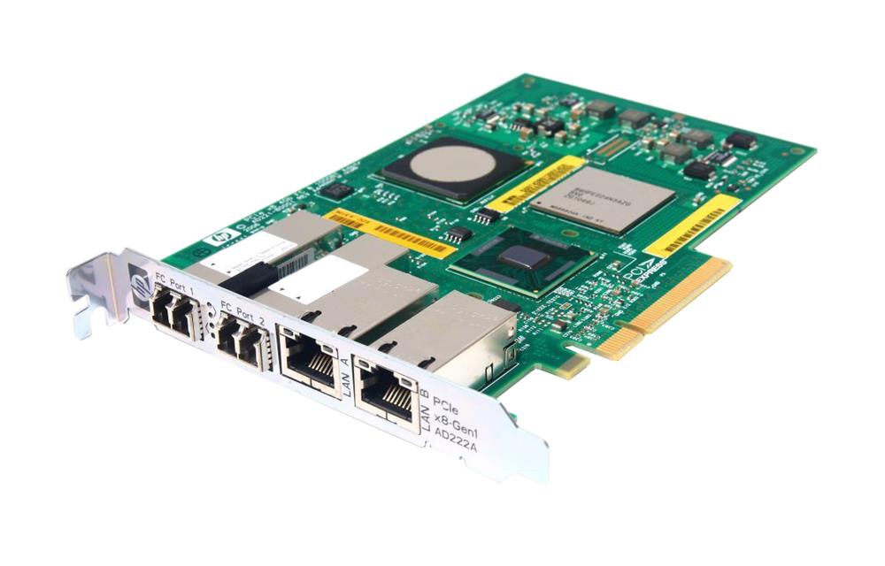 AD221A HPE Single-Port 4Gbps PCI Express and Single-Port 1000Base-T Gigabit Ethernet Combination Card