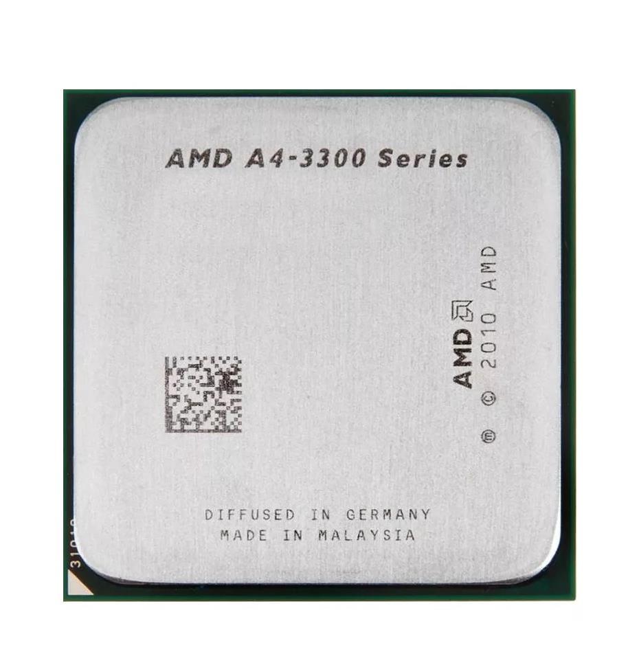 AD3300OJZ22GX AMD A4-3300 Dual-Core 2.50GHz 1MB L2 Cache Socket FM1 Processor