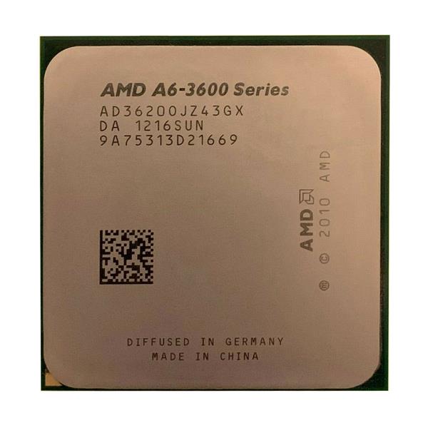 AD36200JZ43GX AMD A6-3600 Quad-Core 2.10GHz 4MB L2 Cache Socket FM1 Desktop Processor