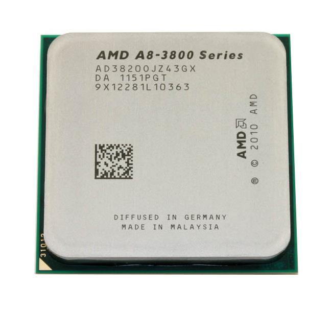 AD3820OJZ43GX AMD A8 3820 Quad-Core 2.50GHz 4MB L2 Cache Socket FM1 Processor
