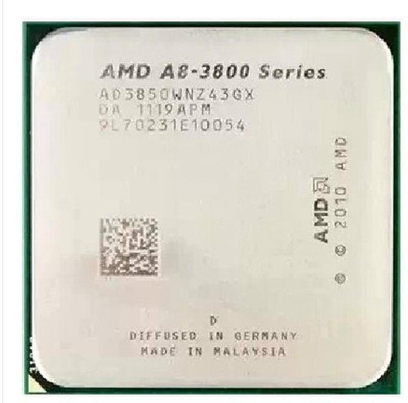AD3850WNZ43GX AMD A8 X4 3850 A-Series Quad-Core 2.90GHz 4MB L2 Cache Socket FM1 Processor