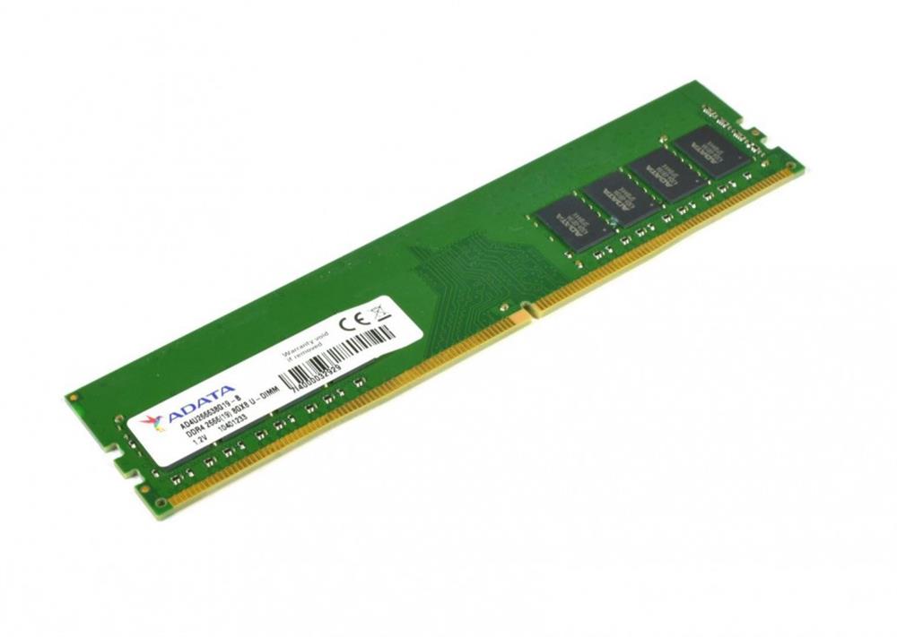 AD4U266638G19-B ADATA 8GB PC4-21300 DDR4-2666MHz non-ECC Unbuffered CL19 288-Pin DIMM 1.2V Single Rank Memory Module