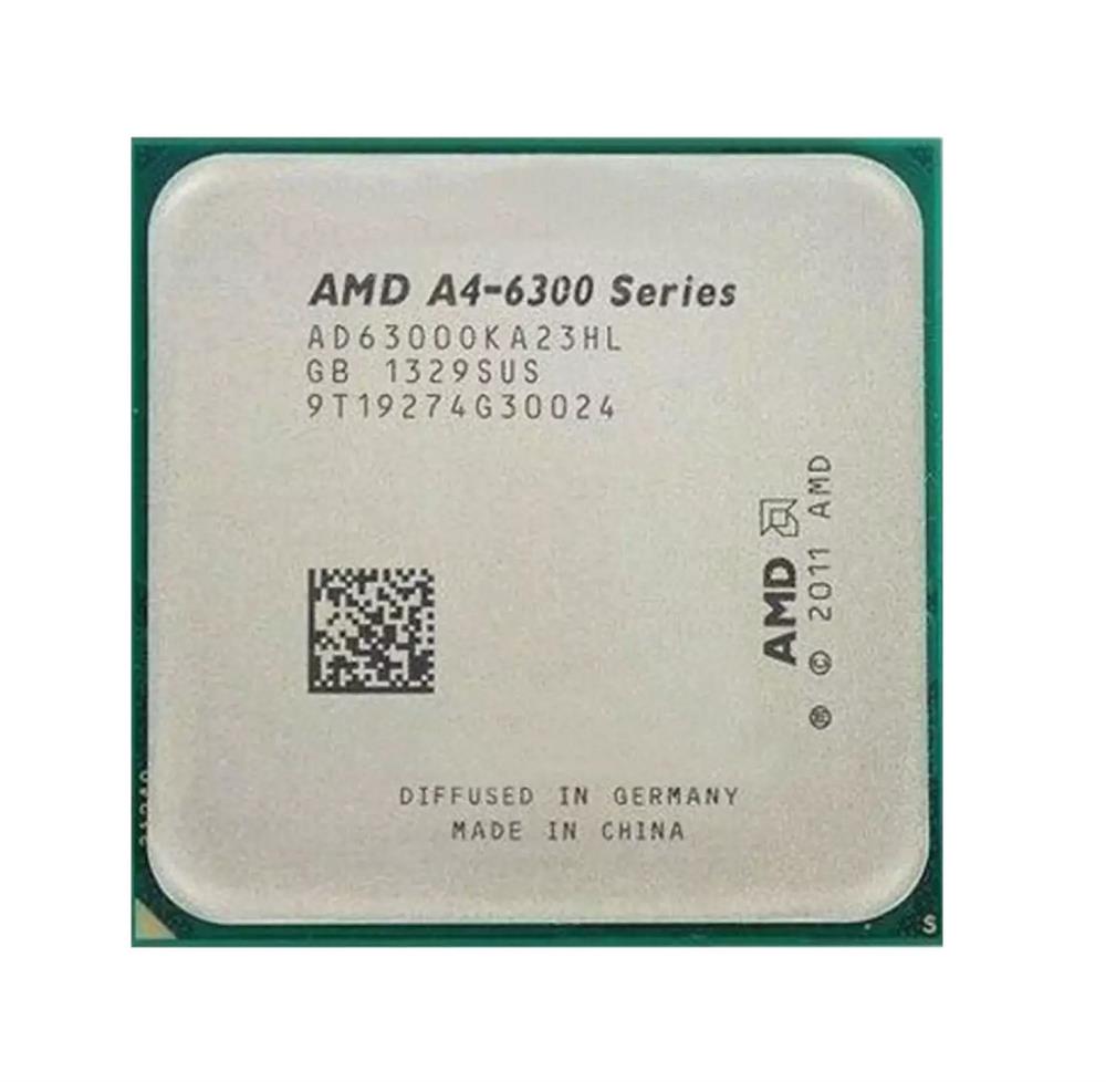AD63000KA23HL AMD A4-Series A4-6300 Dual-Core 3.70GHz 1MB L2 Cache Socket FM2 Processor