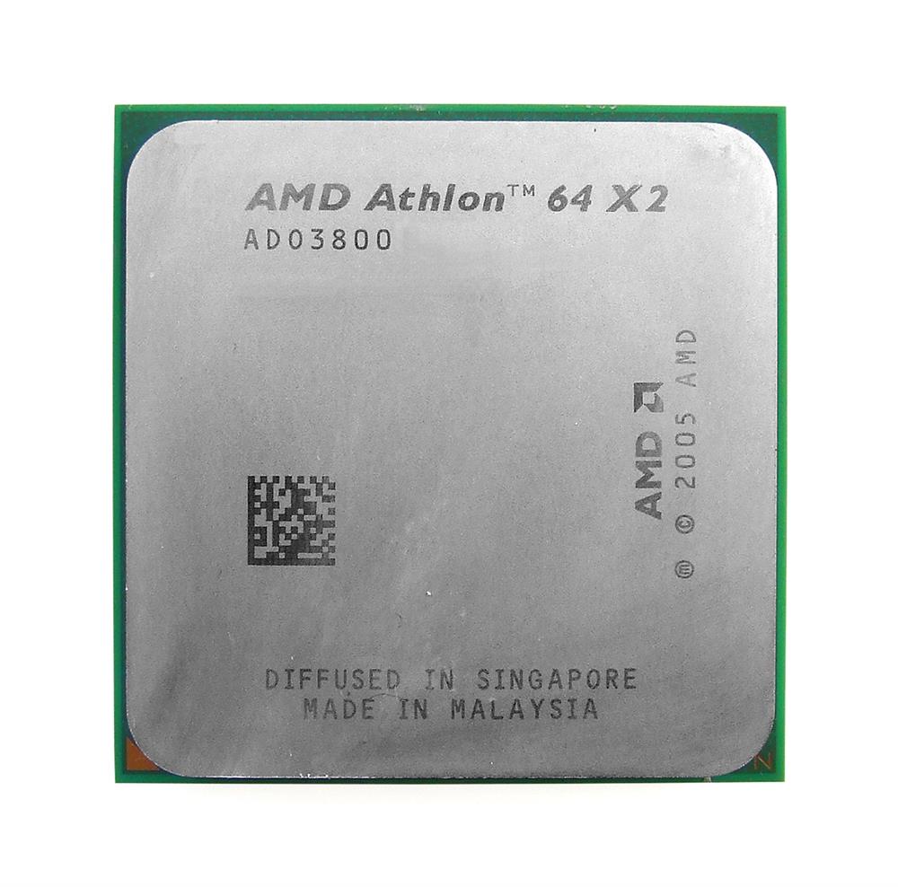 ADO3800IAA5CU06 AMD Athlon 64 X2 3800+ Dual-Core 2.00GHz 1MB L2 Cache Socket 939 Processor