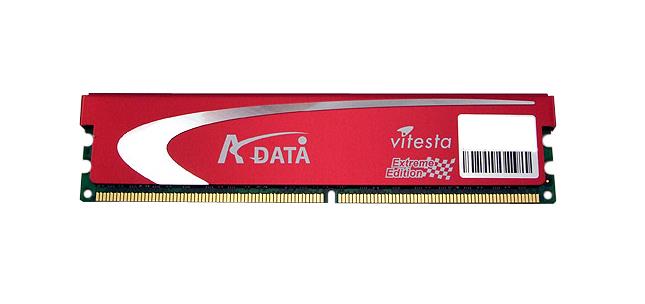 ADQXE1908K2 ADATA Vitesta extreme Edition 1GB Kit (2 x 512MB) PC2-8500 DDR2-1066MHz ECC non-ECC Unbuffered CL5 (5-5-5-15) 240-Pin DIMM Dual Rank Memory