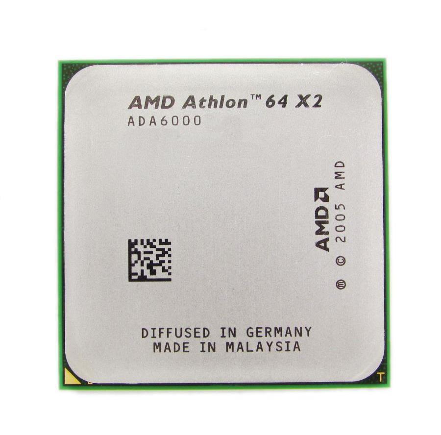 ADV6000IAA5DO AMD Athlon 64 X2 6000+ Dual-Core 3.10GHz 2MB L2 Cache Socket AM2 Processor