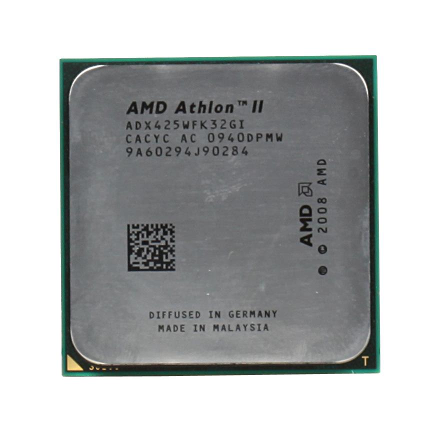 ADX425WFK32GI AMD Athlon II X3 425 3-Core 2.70GHz 4000MHz HT 1.5MB L2 Cache Socket AM3 PGA-941 Processor