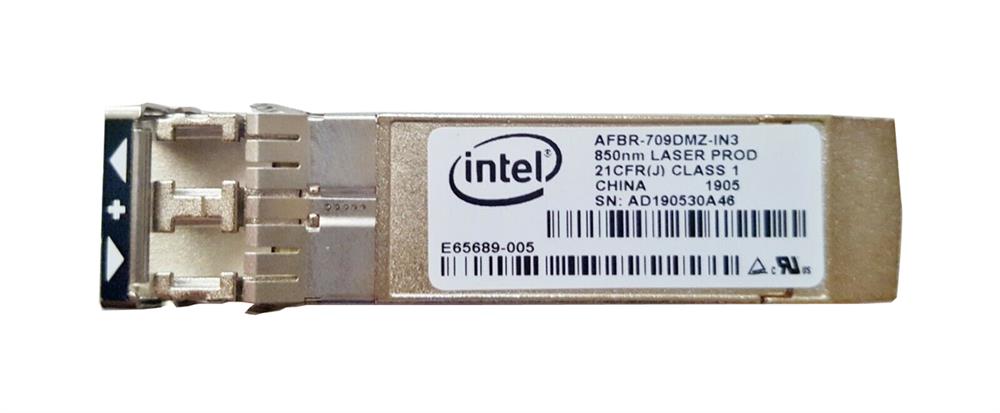 AFBR-709DMZ-IN3 Intel 10Gbps 10GBase-SR/SW Multi-mode Fiber 300m 850nm Duplex LC Connector SFP+ Transceiver Module