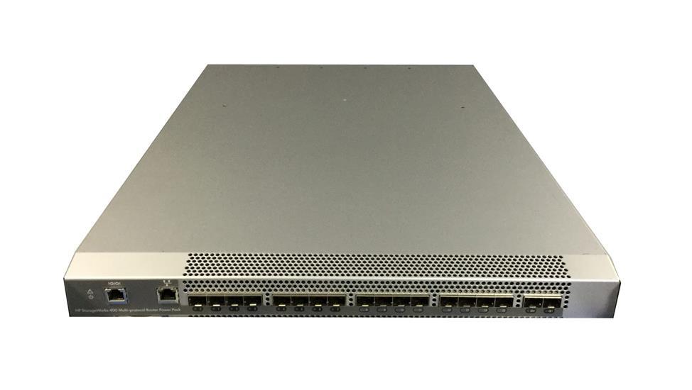 AG459A#ABA HP StorageWorks 400 Multiprotocol Router Full/Power pack version (16-ports enabled) (Refurbished)