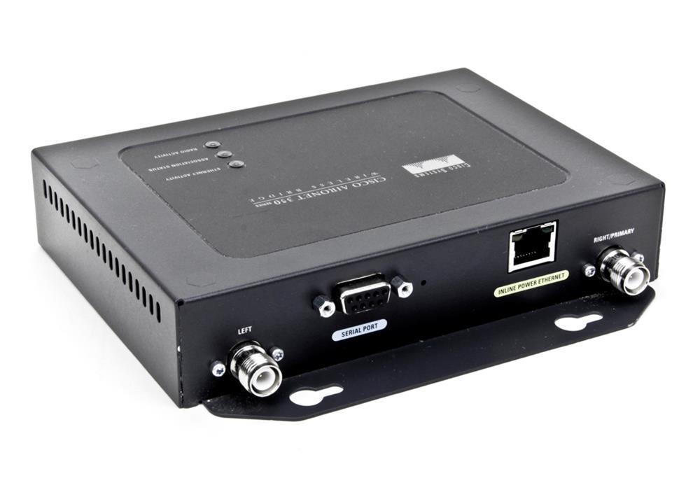 AIR-BR350-J-K9 Cisco Aironet 350 802.11b Wireless Bridge 11Mbps 1 x 10/100Base-TX , 1 x (Refurbished)