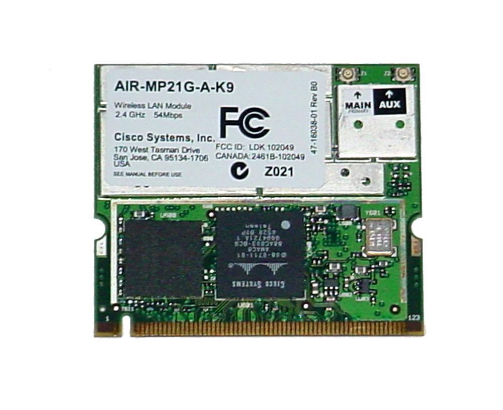 AIR-MP21G-A-K9 Cisco 802.11g Configurable Radio Module for AP1200 and AP1100 (Refurbished)