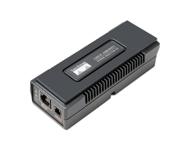 AIR-PWRINJ3-RF "Cisco Aironet Power Injector for 1100, 1130AG, 1200, 1230AG and 1240AG Series 48 V DC Input 48 V DC Output 18 W (Refurbished)"