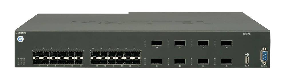 AL1001E13E7 Nortel Ethernet Routing Switch 5632fd With 24 Sfp Ports Plus 8 Xfp Ports Stack Ports And 2 Removable Power Supply (Refurbished)