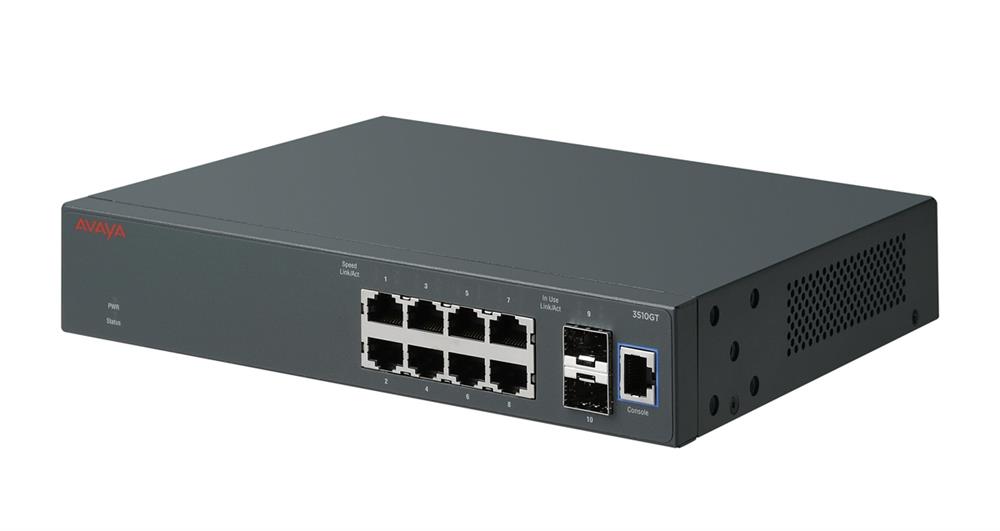AL3500A04-E6 Avaya ERS 3510GT 8-Ports SFP Gigabit Ethernet Routing Layer 3 External Switch (Refurbished)