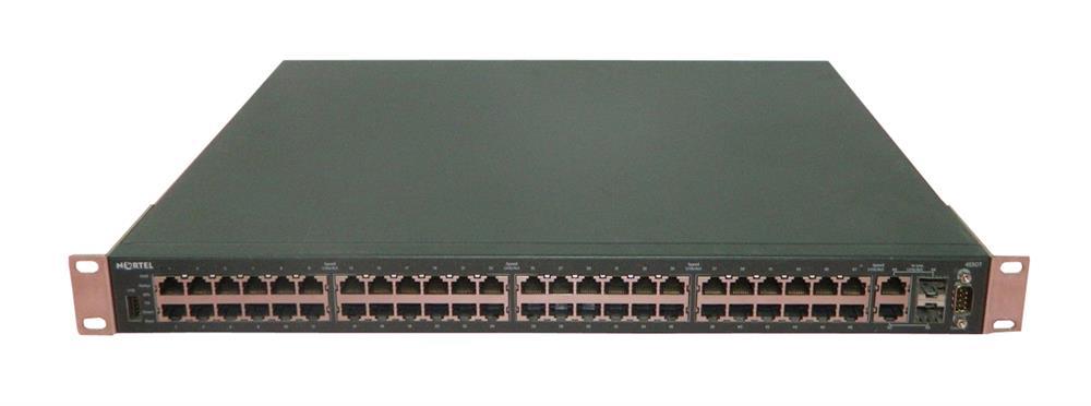 AL4500E02-E6GS Nortel Ethernet Routing Switch 4550T with 48-Ports 10/100 BaseTX Ports plus 2 combo 10/100/1000 SFP Ports HiStack Ports and RPS Slot (R (Refurbished)
